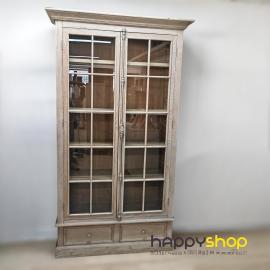 Vintage Fir Wood Display Cabinet *Clearance*